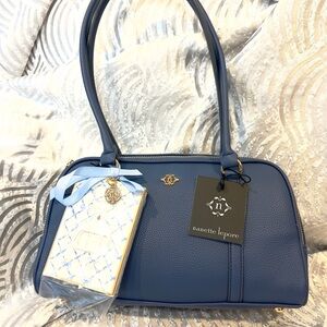 Nanette Lepore Elegant Blue Shoulder Bag